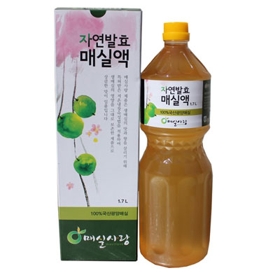 자연숙성발효 매실원액 (1.7ℓ x 3병)