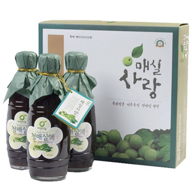 매실사랑 선물세트 12호 (375ml x 3병)