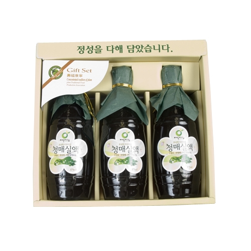 매실사랑 선물세트 12호 (375ml x 3병)